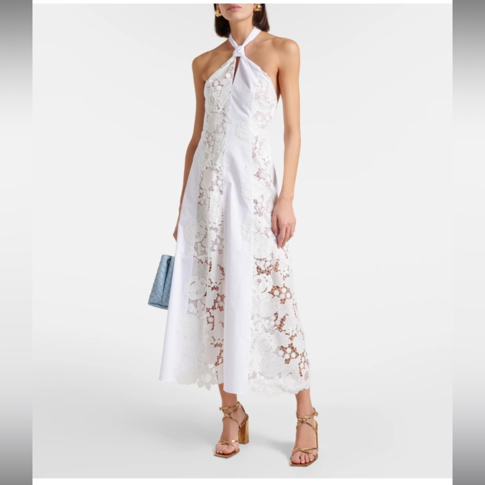 Oscar dela Renta - Botanical Halter Dress